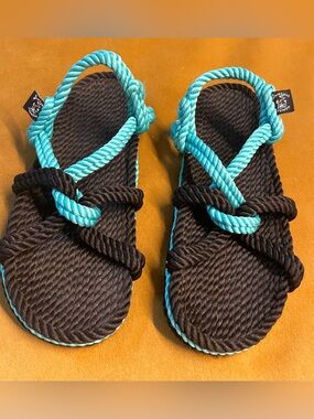 Nomadic State Of Mind Mountain Momma Braided Sandals Boho Vegan Size 10
